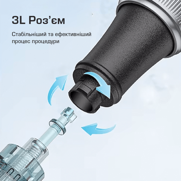Набір  Дермапен Dr.Pen М7S  На Акумуляторі Чорний + картриджі для дермапена 10 шт M7SB1011H фото