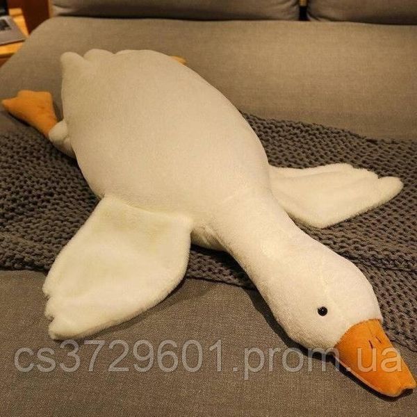 Велика М'яка іграшка Подушка Гусак Обіймуся 130 см goose130 фото