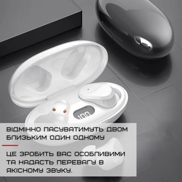 Бездротові Bluetooth Навушники Вкладиші TWS Вакуумні з Вбудованим Чіпом JL Sainyer А68 Чорні А68 фото