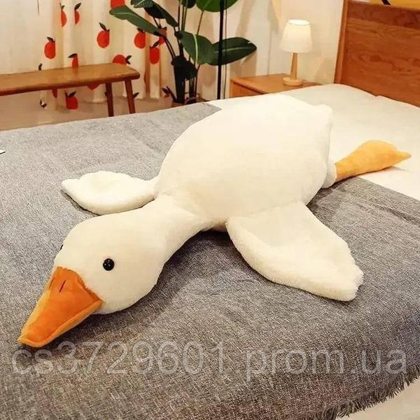 Велика М'яка іграшка Подушка Гусак Обіймуся 130 см goose130 фото