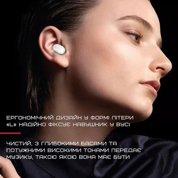 Бездротові Bluetooth Навушники Вакуумні Вкладиші IPX5 з вбудованим чіпом JL Sainyer A68 Білі А68 фото
