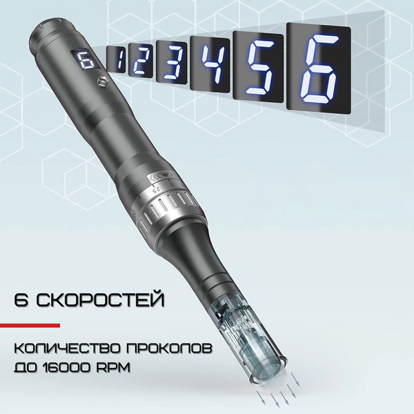 Набор дермапен Dr. Pen M8-C + 100 картриджей для фракционной мезотерапии и микронидлинга M8C10011H фото