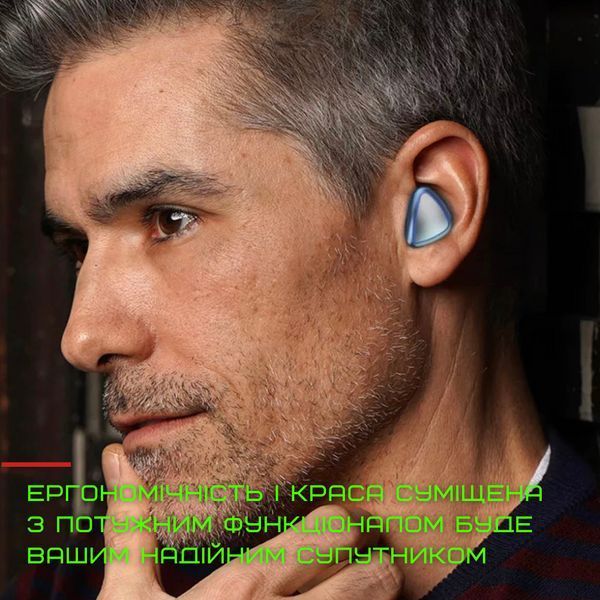 Бездротові Навушники Вкладиші Bluetooth Вакуумні з LED Екраном та Вбудованим Чіпом Bluetrum Sainyer T68 T68 фото